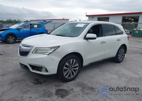 2016 Acura Mdx Technology Acurawatch Plus Packages/Technology Package z USA, uszkodzony, nr VIN 5FRYD3H43GB019703